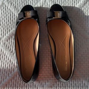 Salvatore Ferragamo black flats